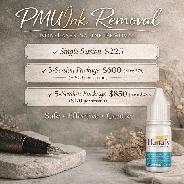 PMU Ink Removal 5-Session Package
